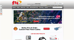 Desktop Screenshot of fiberinstrumentsales.com